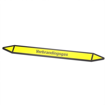 Leidingmarkering sticker | Gas | Verbrandingsgas - 1