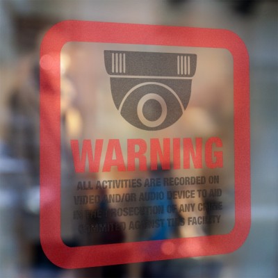 Alle activiteiten worden opgenomen sticker Engels - 3 Alle activiteiten worden opgenomen sticker Engels - 3