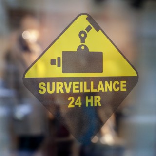 Camera beveiligingssticker 24 HR Surveillance - 3