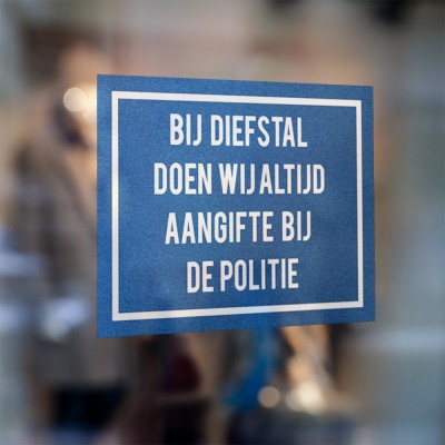 Bij diefstal doen wij altijd aangifte bij de politie - 2 Bij diefstal doen wij altijd aangifte bij de politie - 2