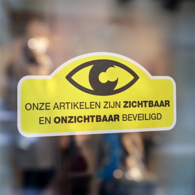 Onze artikelen zijn zichtbaar en onzichtbaar beveiligd geel - 2