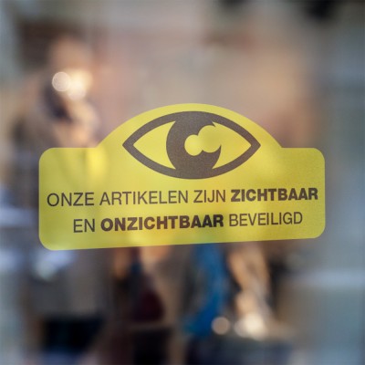 Onze artikelen zijn zichtbaar en onzichtbaar beveiligd geel - 3