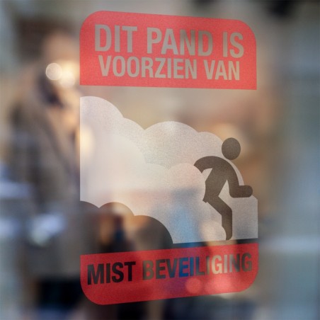 Mist Beveiliging sticker - 3