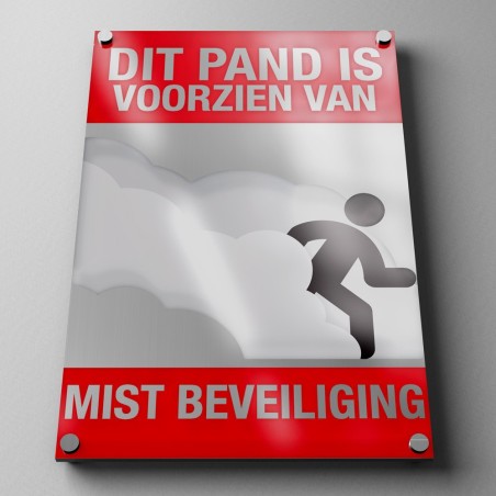 Mist Beveiliging sticker - 4