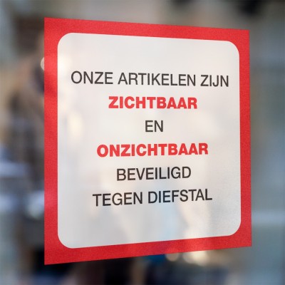 Onze artikelen zijn zichtbaar en onzichtbaar beveiligd - 2 Onze artikelen zijn zichtbaar en onzichtbaar beveiligd - 2