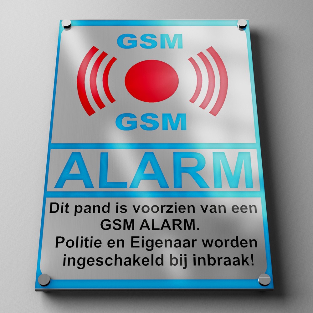 Calcomanía de alarma GSM - 4
