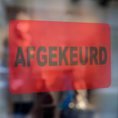 Afgekeurd Stickers Pictogrammen - 3