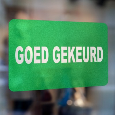 Goed gekeurd Stickers Pictogrammen - 2
