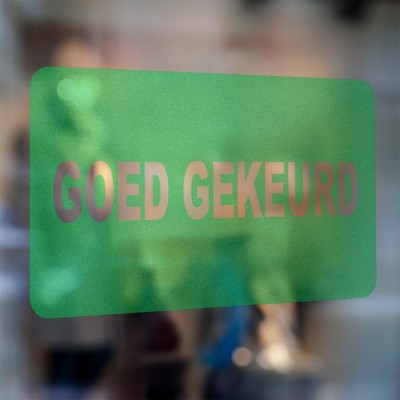 Goed gekeurd Stickers Pictogrammen - 3