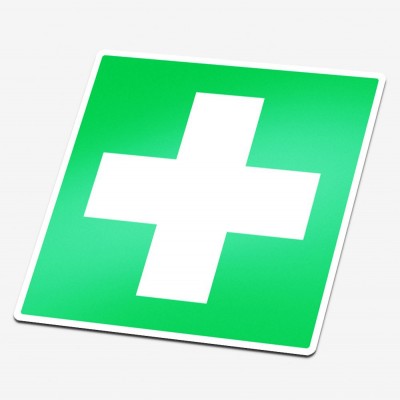1e hulp sticker veiligheid - 1