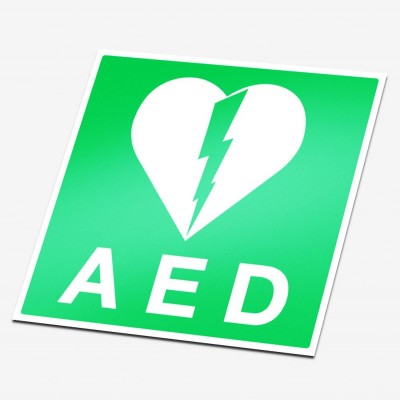 AED Sticker veiligheid - 1