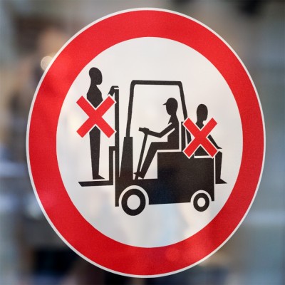 Meerijverbod sticker - 2