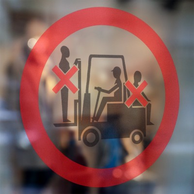 Meerijverbod sticker - 3