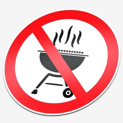 Verboden te BBQ'en - 1