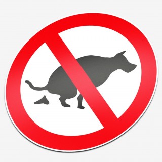 Es ist verboten mit Hunden spazieren zu gehen - 1