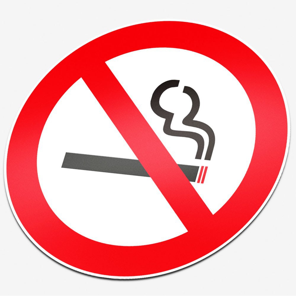 Verboden te roken Normal stickers pictogrammen - 1