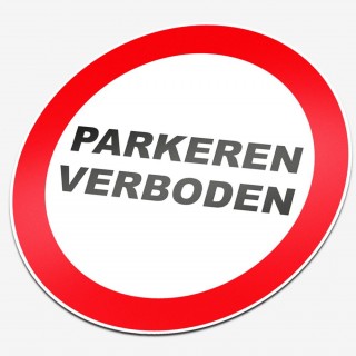 Verboden parkeren verboden - 1