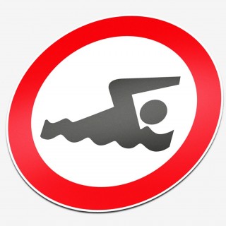 Verboden te zwemmen - 1