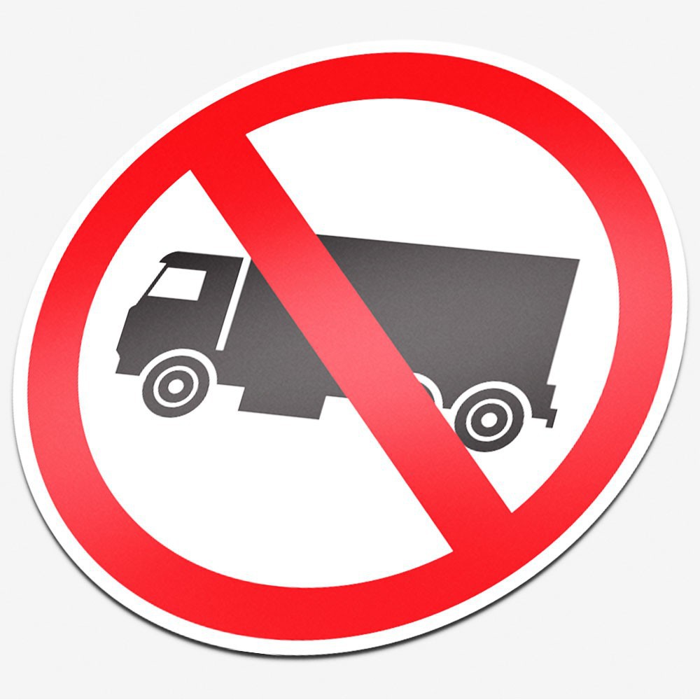 Verboden voor vrachtwagens - 1