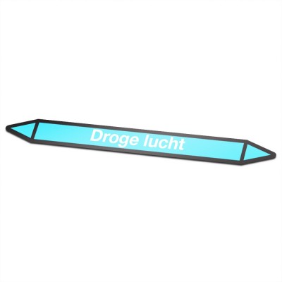 Droge-lucht Pictogramsticker Leidingmarkering - 1 Droge-lucht Pictogramsticker Leidingmarkering - 1