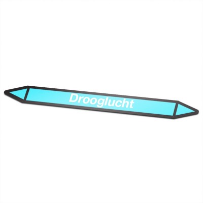 Drooglucht Pictogramsticker Leidingmarkering - 1