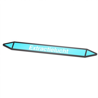 Extractielucht Pictogramsticker Leidingmarkering - 1