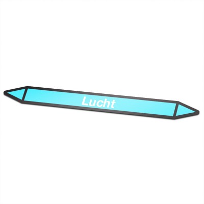 Lucht Pictogramsticker Leidingmarkering - 1