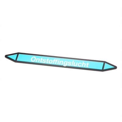 Ontstoffingslucht Pictogramsticker Leidingmarkering - 1