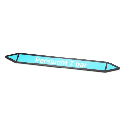 Perslucht-7-bar Pictogramsticker Leidingmarkering - 1