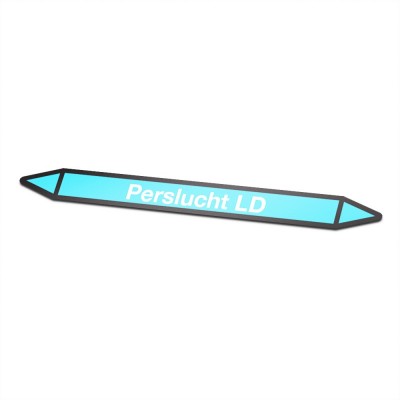 Perslucht-LD Pictogramsticker Leidingmarkering - 1 Perslucht-LD Pictogramsticker Leidingmarkering - 1