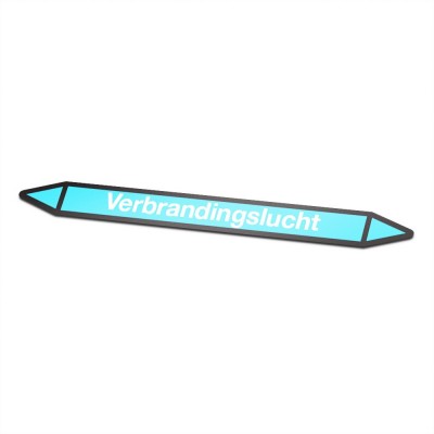 Leidingmarkering sticker | Lucht | Verbrandingslucht - 1