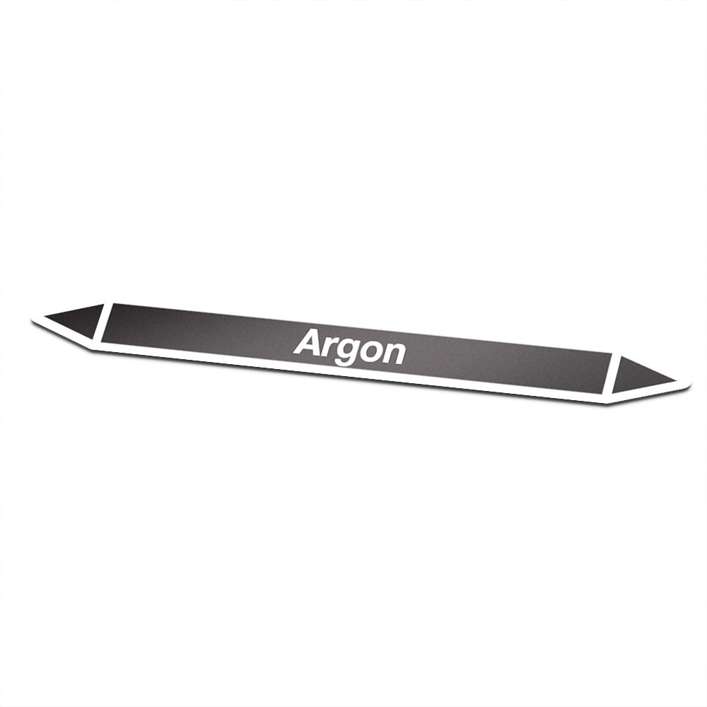 Argon Icon Aufkleber Rohrmarkierung - 1