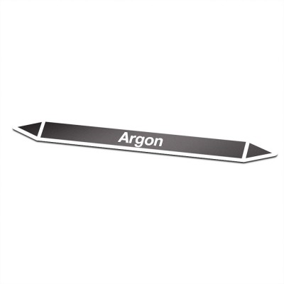 Argon Pictogramsticker Leidingmarkering - 1 Argon Pictogramsticker Leidingmarkering - 1
