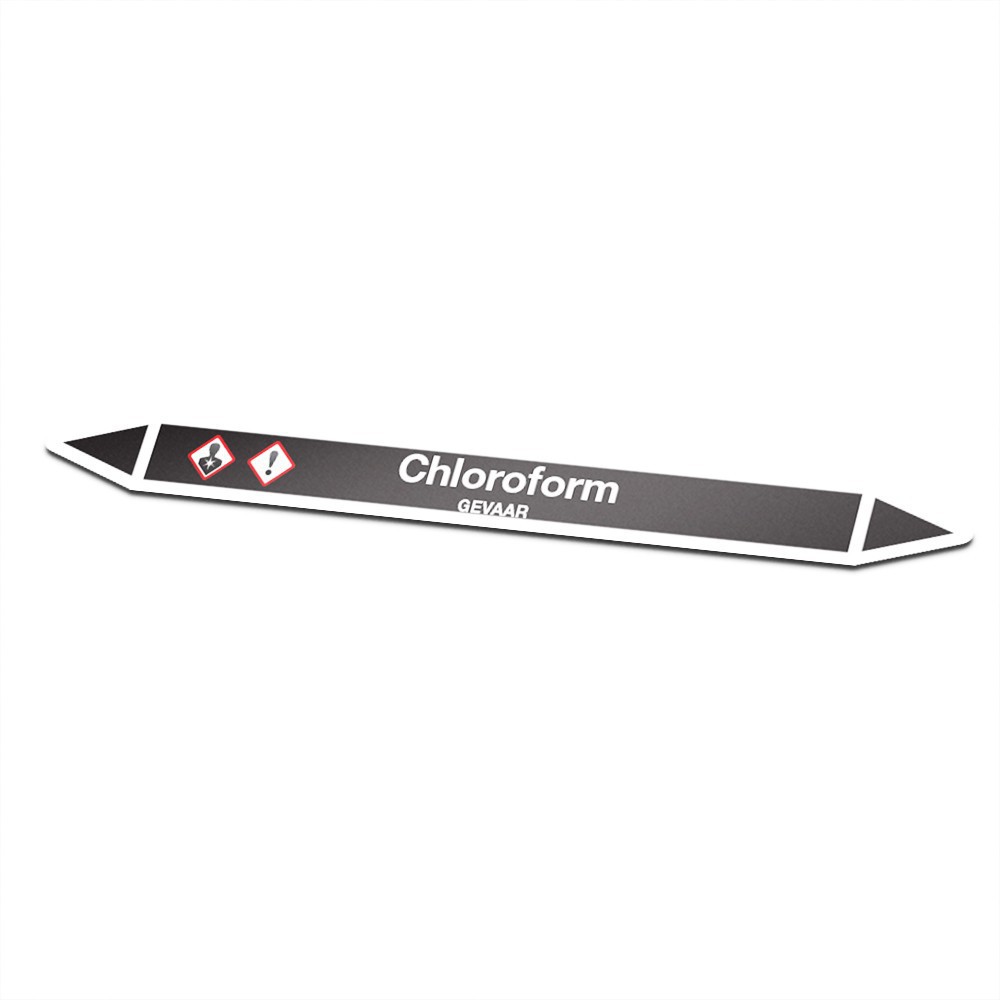 Chloroform, Symbol, Aufkleber, Rohr, Marking - 1
