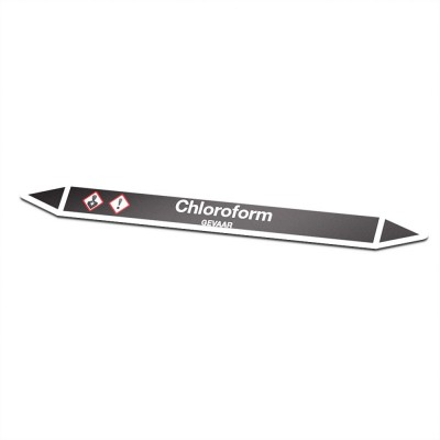Chloroform Pictogramsticker Leidingmarkering - 1 Chloroform Pictogramsticker Leidingmarkering - 1