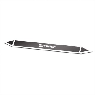 Etiqueta engomada del pictograma de emulsión Marcado de tuberías - 1