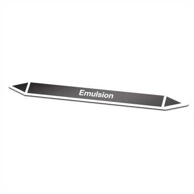 Emulsion Pictogramsticker Leidingmarkering - 1 Emulsion Pictogramsticker Leidingmarkering - 1