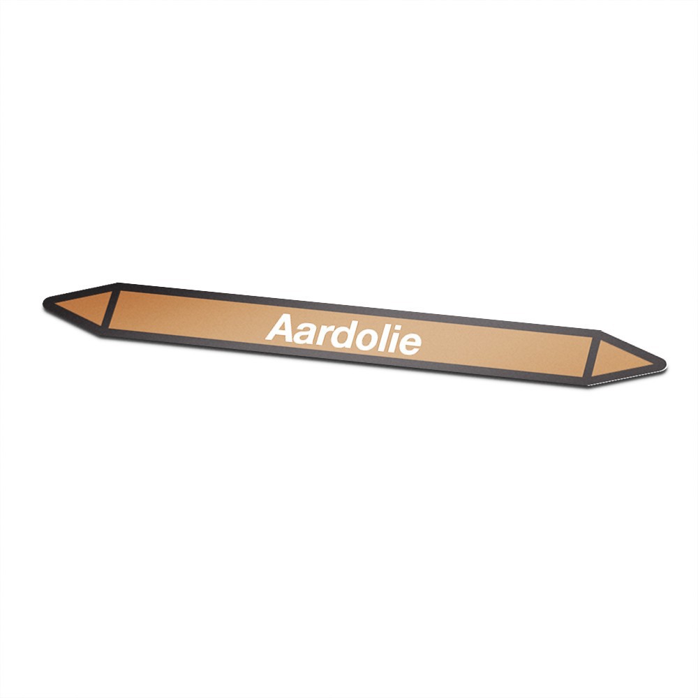 Aardolie Pictogramsticker Leidingmarkering Aardolie Pictogramsticker Leidingmarkering