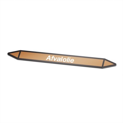 Afvalolie Pictogramsticker Leidingmarkering - 1 Afvalolie Pictogramsticker Leidingmarkering - 1
