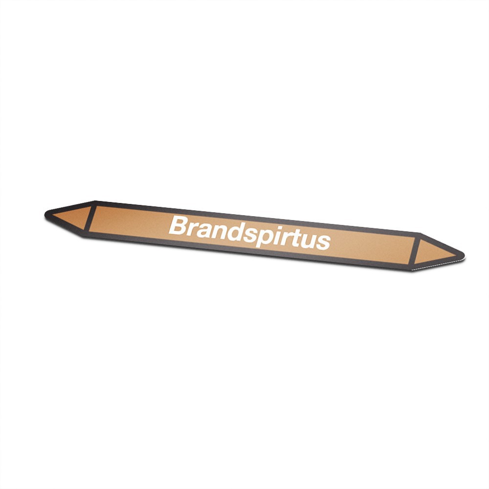 Brandspiritus Pictogramsticker Leidingmarkering - 1