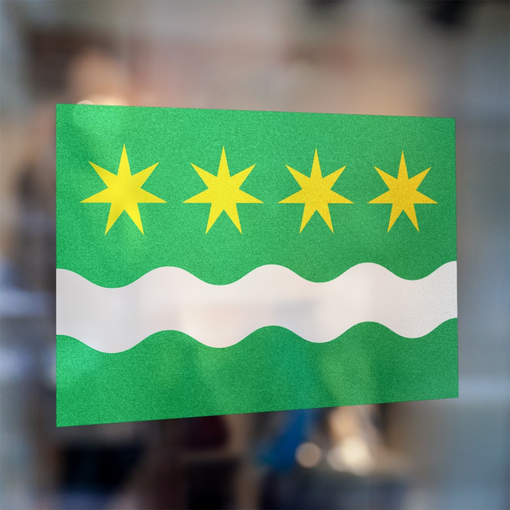 Gemeente vlag Winsum - 3
