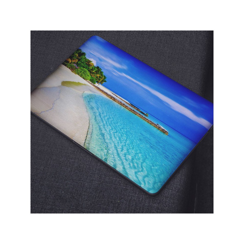 Exotisch Strand Laptop Sticker - 1