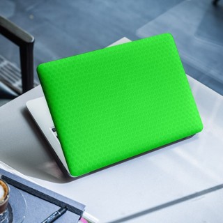 Wabengrüner Laptop-Aufkleber – 1