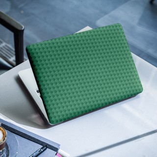 Carbon Sea Green Laptop-Aufkleber – 1