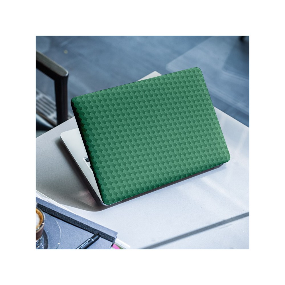 Carbon Sea Green Laptop-Aufkleber – 1
