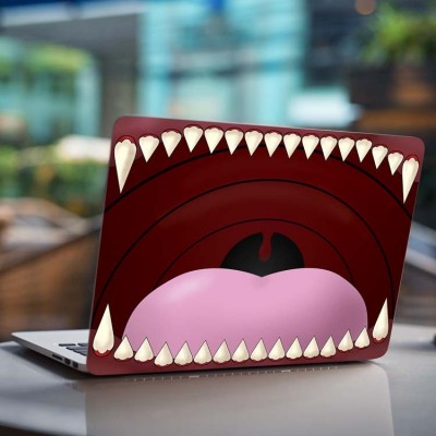 erosie leg uit Gietvorm Monster Mond Laptop Sticker kopen? - Stickermaster