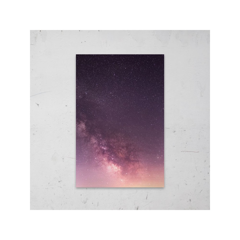 Roze Nebula op Aluminium - 1