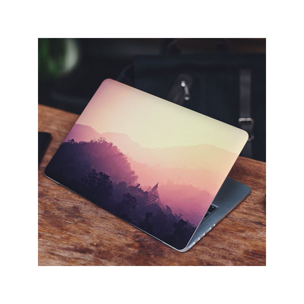 Temple at Dawn Laptop Sticker - 1