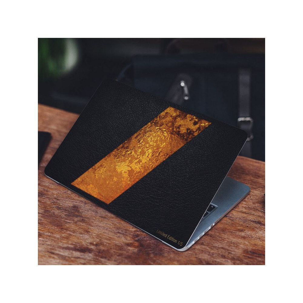 Leer en Goud Limited Edition Laptop Sticker - 1