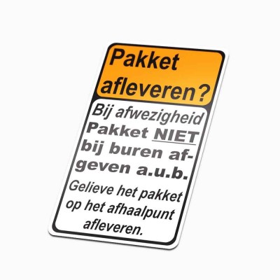 Pakket afleveren niet bij buren maar afhaalpunt - 1